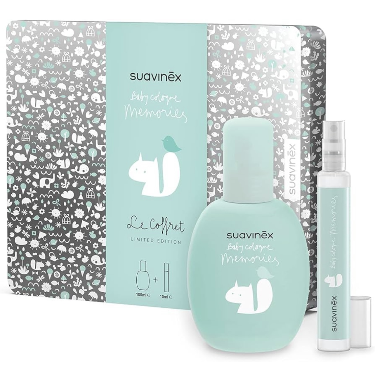 Child's Perfume Set Suavinex Baby Cologne Memories 3 Pieces